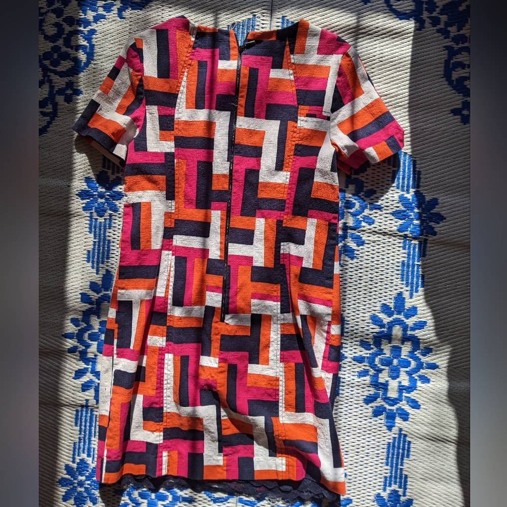 Trina Turk Women's Emilie Brick Woven Dress NWOT - Picture 5 of 6